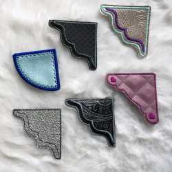 Stickserie ITH - Buchecken Blanko